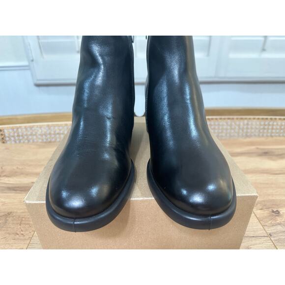 Ecco Sculpted LX 35 Boots Black Leather Size 10/10.5 US 41 EU NWOB Sleek Stylish - Picture 7 of 14